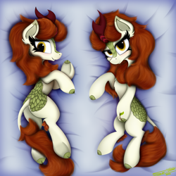 Size: 4000x4000 | Tagged: safe, artist:ser-p, autumn blaze, kirin, g4, absurd resolution, body pillow, body pillow design, solo