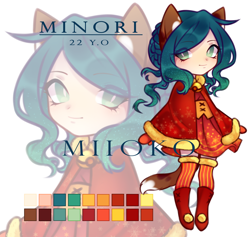 Size: 2000x1899 | Tagged: safe, artist:miioko, oc, oc only, earth pony, human, anthro, clothes, eared humanization, earth pony oc, humanized, reference sheet, smiling, zoom layer