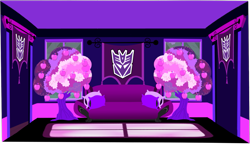 Size: 1175x676 | Tagged: safe, artist:galeemlightseraphim, apple, apple tree, background, couch, no pony, pillow, resource, transformers, tree