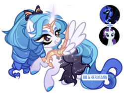 Size: 1280x964 | Tagged: safe, artist:herusann, nightmare moon, rarity, oc, oc only, pony, g4, base used, clothes, eyelashes, eyeshadow, female, hoof polish, magical lesbian spawn, makeup, mare, offspring, parent:nightmare moon, parent:rarity, parents:nightrarity, simple background, transparent background