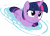 Size: 4142x3000 | Tagged: safe, artist:cloudyglow, twilight sparkle, alicorn, pony, deep tissue memories, spoiler:deep tissue memories, .ai available, female, folded wings, grin, high res, horn, mare, multicolored mane, purple eyes, simple background, smiling, solo, transparent background, twilight sparkle (alicorn), vector, wings
