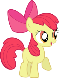 Size: 6000x7928 | Tagged: safe, artist:sakatagintoki117, apple bloom, earth pony, pony, the show stoppers, female, filly, foal, simple background, solo, transparent background, vector