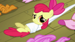 Size: 1920x1080 | Tagged: safe, apple bloom, earth pony, pony, one bad apple, animated, clothes, female, filly, foal, hat