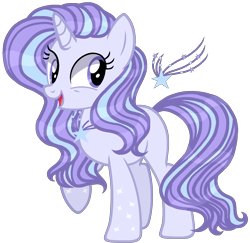 Size: 1588x1542 | Tagged: safe, artist:dayspring-dawnyt, oc, pony, unicorn, base used, female, magical lesbian spawn, mare, offspring, parent:starlight glimmer, parent:trixie, parents:startrix, simple background, solo, transparent background