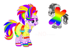 Size: 4000x2500 | Tagged: safe, edit, vector edit, starlight glimmer, pony, unicorn, g4, 1000 hours in ms paint, clothes, colored horn, dress, dyed mane, edgelight glimmer, eyeshadow, eyestrain warning, female, gay pride flag, gradient horn, grayscale, horn, lesbian, lesbian pride flag, lidded eyes, lipstick, makeup, monochrome, needs more saturation, no, pride, pride flag, purple lipstick, rainbow, shoes, show accurate, simple background, skull, smiling, standing, text, transgender pride flag, transparent background, transparent text, vector, wat, x