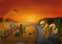 Size: 1400x1000 | Tagged: safe, artist:rainbowspine, applejack, g4, solo