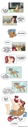 Size: 1155x5194 | Tagged: safe, artist:binidi, oc, oc only, pony, comic, dialogue, female, male, mare, simple background, stallion, white background