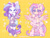 Size: 2520x1897 | Tagged: safe, artist:oofycolorful, fluttershy, rarity, pegasus, unicorn, semi-anthro, g4, arm hooves, bipedal, cute, decora, harajuku, raribetes, shyabetes, sparkly eyes, starry eyes, watermark, wingding eyes