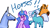 Size: 3860x2160 | Tagged: safe, artist:llamalauncher, izzy moonbow, horse, pony, unicorn, g5, my little pony: a new generation, centaurworld, charlie the unicorn, crossover, dreamworks, female, high res, horse (centaurworld), horse-pony interaction, male, one of these things is not like the others, simple background, spirit: stallion of the cimarron, tongue out, white background