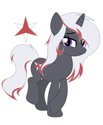 Size: 2679x3251 | Tagged: safe, artist:nicielunars, oc, oc only, oc:antares nova, pony, unicorn, female, high res, horn, simple background, transparent background, unicorn oc