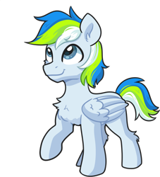 Size: 1344x1480 | Tagged: safe, artist:yaco, oc, oc only, oc:rain bow, pegasus, pony, male, simple background, solo, transparent background