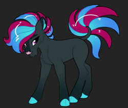 Size: 2600x2200 | Tagged: safe, artist:loryska, oc, earth pony, pony, high res, magical lesbian spawn, male, offspring, parent:octavia melody, parent:vinyl scratch, parents:scratchtavia, simple background, solo, stallion