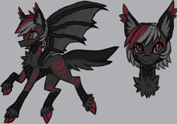 Size: 1024x718 | Tagged: artist needed, safe, oc, oc only, oc:dragon fang, hybrid, pony, cute, male, solo, stallion