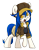 Size: 677x857 | Tagged: safe, artist:spheedc, oc, oc only, oc:light chaser, earth pony, pony, 2022 community collab, derpibooru community collaboration, blue hair, clothes, digital art, female, hat, mare, simple background, solo, transparent background