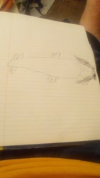 Size: 1440x2560 | Tagged: safe, artist:holofan4life, alicorn, pony, lined paper, solo, stylistic suck, traditional art