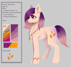 Size: 3200x3001 | Tagged: safe, artist:ske, oc, earth pony, pony, autumn, high res, leaf, reference, reference sheet, solo