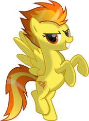 Size: 2093x2864 | Tagged: safe, artist:freak0uo, spitfire, pegasus, pony, g4, female, high res, mare, show accurate, simple background, solo, transparent background, vector
