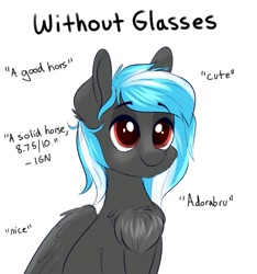 Size: 793x846 | Tagged: safe, artist:confetticakez, oc, oc only, pegasus, pony, chest fluff, smiling, solo