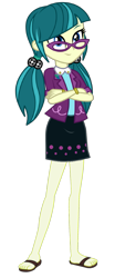 Size: 425x1017 | Tagged: safe, artist:mixiepie, edit, juniper montage, equestria girls, g4, crossed arms, feet, flip-flops, sandals, simple background, solo, transparent background, vector