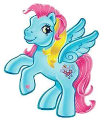 Size: 230x251 | Tagged: safe, thistle whistle, pegasus, pony, g3, official, cute, female, heart, hoof heart, hooves, hooves up, mare, open mouth, open smile, rearing, simple background, smiling, sunny scent pony, thistlebetes, white background
