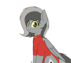 Size: 1800x1600 | Tagged: safe, artist:ponynamedmixtape, oc, oc only, oc:graeyscale, pegasus, pony, cheongsam, chinese new year, clothes, dress, simple background, smiling, solo, transparent background