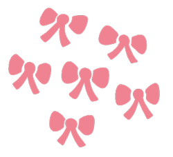 Size: 450x410 | Tagged: safe, artist:dartielarkie, bow tie (g1), g1, bowtie, cutie mark, cutie mark only, no pony, pink bow, simple background, transparent background, vector