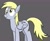 Size: 1910x1550 | Tagged: safe, artist:nonameorous, derpy hooves, pegasus, pony, g4, female, folded wings, gray background, mare, simple background, solo, wings