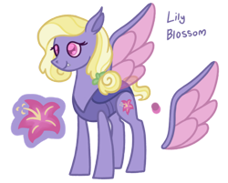 Size: 1280x1030 | Tagged: safe, artist:computerstickman, lily blossom, oc, oc:lily blossom, changepony, hybrid, g4, female, simple background, solo, transparent background