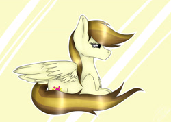 Size: 2899x2068 | Tagged: safe, artist:maneblue, oc, oc only, pegasus, pony, abstract background, high res, pegasus oc, solo, wings
