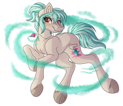 Size: 3183x2745 | Tagged: safe, artist:amazing-artsong, oc, oc:emmi, earth pony, pony, high res, simple background, smoke, solo, transparent background