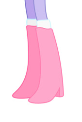 Size: 581x861 | Tagged: safe, artist:northernthestar, edit, flitter, equestria girls, g4, boots, boots shot, cropped, female, fluttershy's boots, high heel boots, legs, pictures of legs, pink boots, shoes, simple background, solo, white background