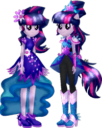 Size: 473x591 | Tagged: safe, artist:mairu-doggy, artist:selenaede, twilight sparkle, equestria girls, g4, my little pony equestria girls: legend of everfree, base used, boots, caption, clothes swap, crystal guardian, high heel boots, shoes, simple background, text, transparent background