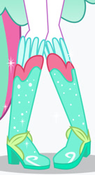 Size: 599x1100 | Tagged: safe, artist:limedazzle, sour sweet, equestria girls, g4, boots, boots shot, cropped, crystal guardian, high heel boots, legs, pictures of legs, shoes, solo