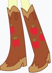 Size: 678x955 | Tagged: safe, artist:sketchmcreations, apple bloom, equestria girls, g4, applejack's cowboy boots, boots, boots shot, boots swap, cowboy boots, high heel boots, legs, pictures of legs, shoes, solo