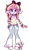 Size: 539x935 | Tagged: safe, artist:khimi-chan, oc, oc only, oc:neigh-apolitan, cow, cow pony, hybrid, anthro, base used, bow, clothes, female, hair bow, pants, shoes, simple background, smiling, solo, transparent background
