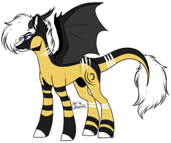 Size: 2516x2106 | Tagged: safe, artist:beamybutt, artist:meownimator, oc, oc only, dracony, dragon, hybrid, pony, base used, colored hooves, dracony oc, high res, simple background, smiling, solo, transparent background