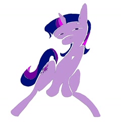 Size: 1231x1287 | Tagged: safe, artist:ponywizards, twilight sparkle, alicorn, pony, g4, simple background, solo, stylized, twilight sparkle (alicorn), white background