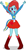 Size: 162x312 | Tagged: safe, artist:mixiepie, oc, oc only, oc:charming heart, equestria girls, g4, boots, clothes, equestria girls-ified, female, hands in the air, helping twilight win the crown, high heel boots, looking at you, open mouth, open smile, rarity's clothes, rarity's purple boots, shadow, shirt, shoes, simple background, skirt, smiling, smiling at you, solo, white background