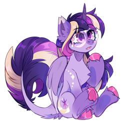 Size: 1521x1521 | Tagged: safe, artist:star-theft, oc, oc only, oc:skylar, alicorn, pony, alicorn oc, female, horn, mare, not twilight sparkle, simple background, solo, transparent background, wings