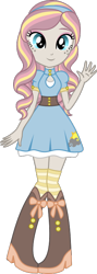 Size: 248x700 | Tagged: safe, oc, oc only, equestria girls, g4, boots, clothes, equestria girls-ified, high heel boots, shirt, shoes, simple background, skirt, socks, solo, transparent background
