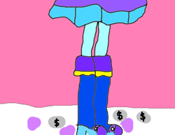 Size: 920x713 | Tagged: safe, trixie, equestria girls, g4, 1000 hours in ms paint, boots, boots shot, high heel boots, legs, photo, pictures of legs, shoes
