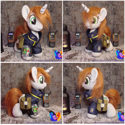 Size: 2560x2560 | Tagged: safe, artist:1stastrastudio, oc, oc:littlepip, pony, unicorn, fallout equestria, female, high res, irl, mare, photo, plushie, solo