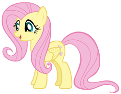Size: 9221x7154 | Tagged: safe, artist:andoanimalia, fluttershy, pegasus, pony, g4, the one where pinkie pie knows, female, simple background, transparent background, vector