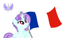 Size: 1276x690 | Tagged: safe, artist:diamant-as, oc, oc only, flag, france, simple background, solo, transparent background