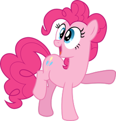Size: 2392x2508 | Tagged: safe, artist:emedina13, pinkie pie, earth pony, pony, g4, .svg available, female, high res, simple background, solo, transparent background, vector