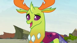 Size: 1280x720 | Tagged: safe, screencap, thorax, changedling, changeling, g4, to change a changeling, king thorax, male, solo