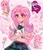 Size: 1080x1255 | Tagged: safe, artist:error_707lol, angel bunny, fluttershy, rabbit, equestria girls, g4, animal, blushing, bow, butterfly hairpin, clothes, eye clipping through hair, female, heart, human coloration, skirt