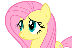Size: 3003x1996 | Tagged: safe, artist:glitched-nimbus, fluttershy, pegasus, pony, g4, cute, female, frown, high res, mare, shyabetes, simple background, solo, transparent background, vector