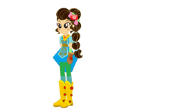 Size: 968x618 | Tagged: safe, artist:selenaede, oc, oc only, equestria girls, g4, my little pony equestria girls: legend of everfree, boots, clothes swap, cowboy boots, crystal guardian, shoes, simple background, white background