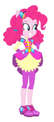 Size: 264x594 | Tagged: safe, artist:selenaede, pinkie pie, equestria girls, g4, my little pony equestria girls: legend of everfree, base used, base:selenaede, clothes, crystal guardian, gloves, high heels, pigtails, ponied up, shoes, solo